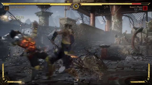 Mortal Kombat 11 Stress Test - Scorpion (Chain Reaction) Day 1 Combos смотреть онлайн