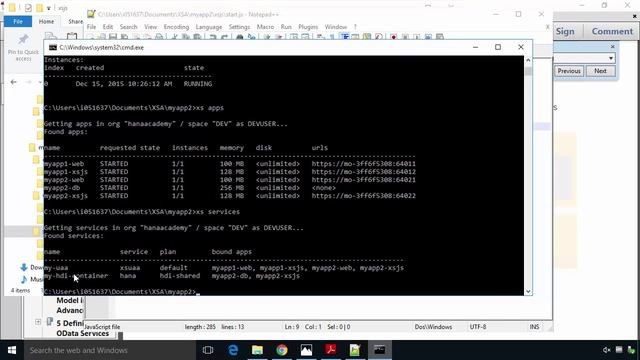 SAP HANA Academy - XS Advanced: Deploy - Test - myapp2 смотреть онлайн