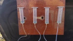 Замер форсунок на слив в обратку.