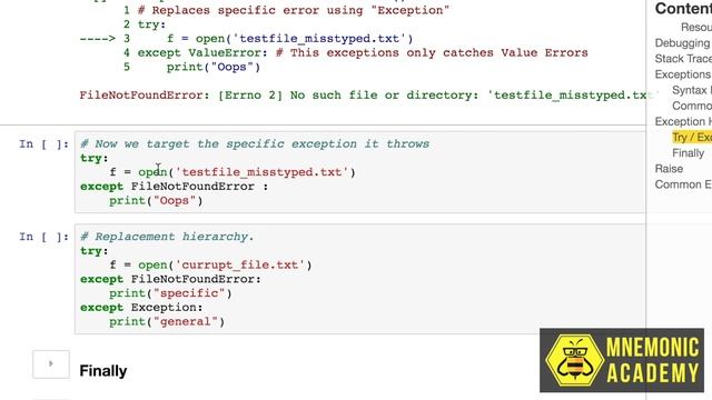 How-To: Debugging, Stack Trace, Exception Handling, Try / Except & Raise смотреть онлайн