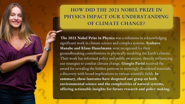 How Did the 2021 Nobel Prize in Physics Impact Our Understanding of Climate Change? смотреть онлайн