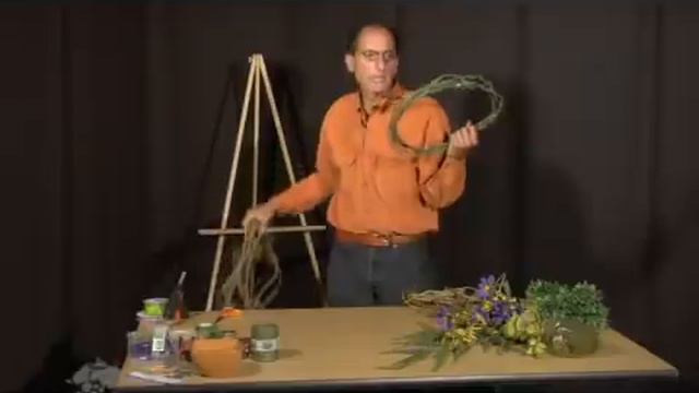 Making Silk Flower Wreaths : Silk Flower Wreath Materials смотреть онлайн