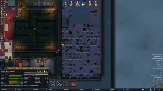 [76] Sea Ice Challenge - Bionics & Spring - RimWorld 1.1 - Let's Play смотреть онлайн