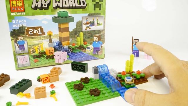 Unoffical LEGO Minecraft Bela My World 10188 lego videos смотреть онлайн