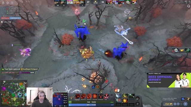 Arteezy shows a Farming Pattern on Shadow Fiend смотреть онлайн