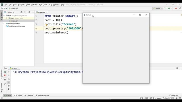 Create a GUI screen and Edit using python Tkinter.. смотреть онлайн