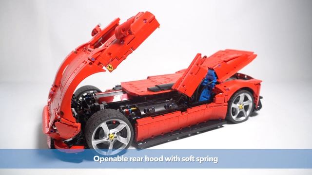 Ferrari Monza SP1 1:8 Scale LEGO TECHNIC MOC смотреть онлайн