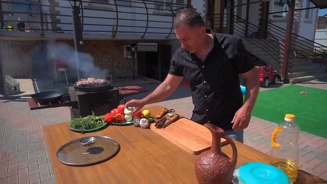 FRIED MEAT ROASTED in the OVEN. смотреть онлайн