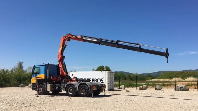 2007 Mercedes-Benz Actros 3341 6x4 Truck Tractor w/Crane I St Aubin, France Auction - 15 & 16 June смотреть онлайн
