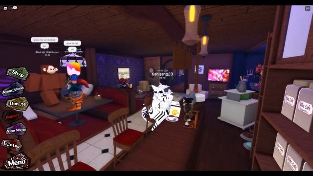 Roblox [VR + BASEMENT] ☕The Vibe Cafe :3 смотреть онлайн