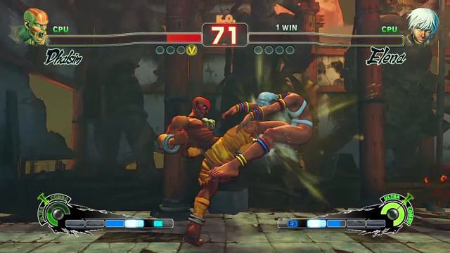 Ultra Street Fighter 4 - Dhalsim Vs Elena [Hardest] смотреть онлайн