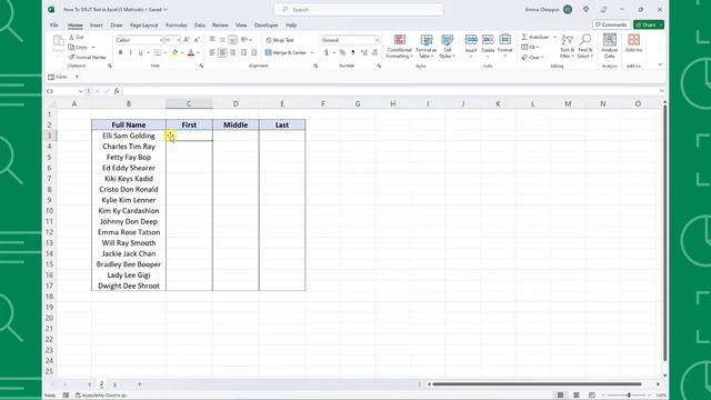 3 Ways to Split Cells in Excel (Using Data Tools, Functions, and Shortcuts) смотреть онлайн