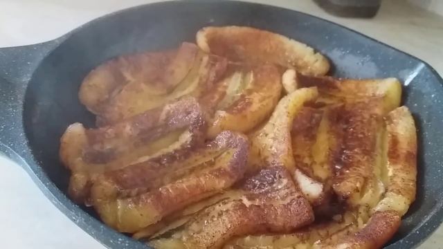 ?Бананы запеченные с медом и корицей ? Десерт из банана смотреть онлайн
