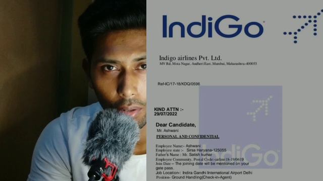Indigo airline joining letter ?? смотреть онлайн