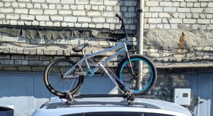 Велокрепление на багажник своими руками.mp4