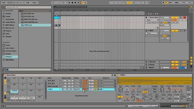 Обзор Ableton Live Drum Rack смотреть онлайн