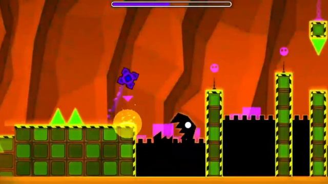 Прохождение 2ого уровня игры geometri dash word смотреть онлайн