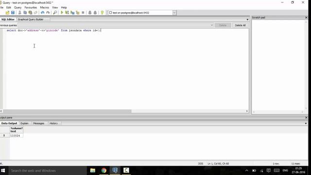 Tutorial 23 JSON Data Type смотреть онлайн