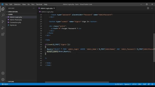 Admin Login Page in PHP MySQL | How to create Admin Login & Logout Panel in PHP MySQL смотреть онлайн