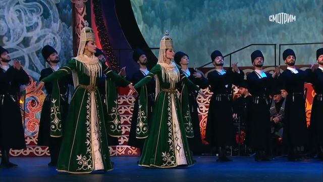 Caucasian Show in the Kremlin | Nalmes Show • "Nalmes Dance" смотреть онлайн