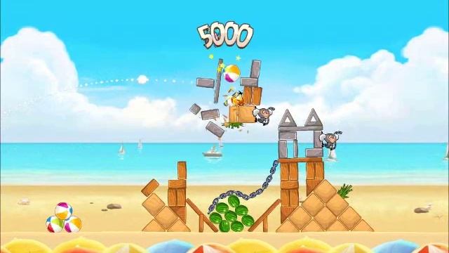 Official Angry Birds Rio Walkthrough Beach Volley 5-1 смотреть онлайн