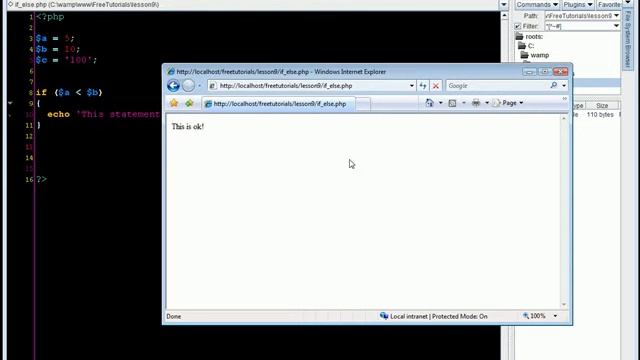 PHP and If and Else смотреть онлайн