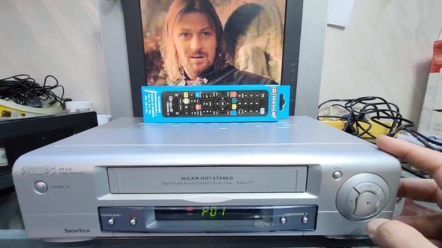 VIDEOREGISTRATORE VHS PHILIPS VR630 PAL SECAM 6 TESTINE HIFI STEREO BELLISSIMO 89€ INCLUSA SPEDIZIO