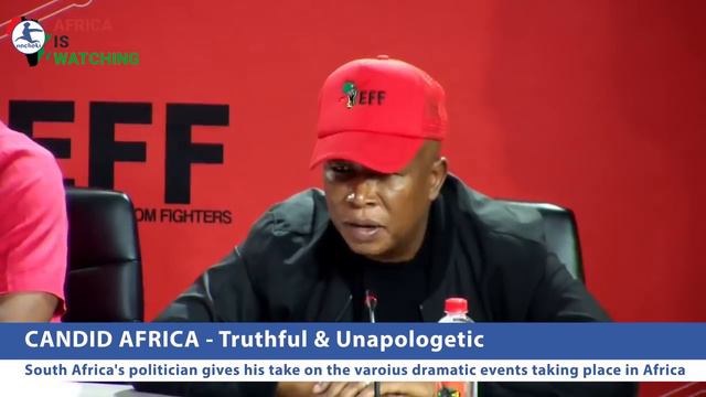 There is no Crisis in Africa Malema Says Giving Updates on the Current Drama in Africa смотреть онлайн