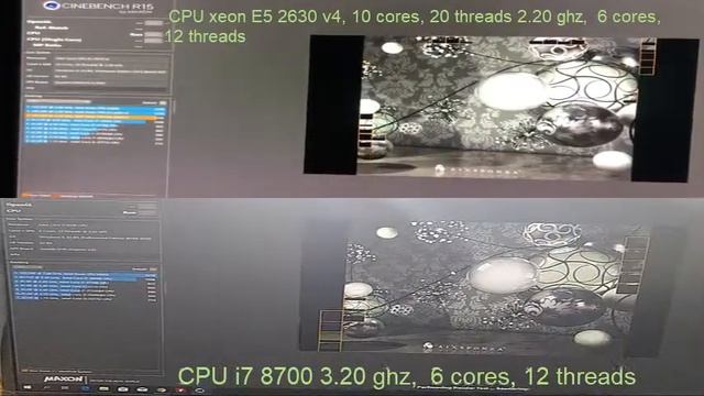 CPU XEON 2630 V4 VS INTEL I7 8700 - CUAL TIENE MEJOR RENDIMIENTO смотреть онлайн