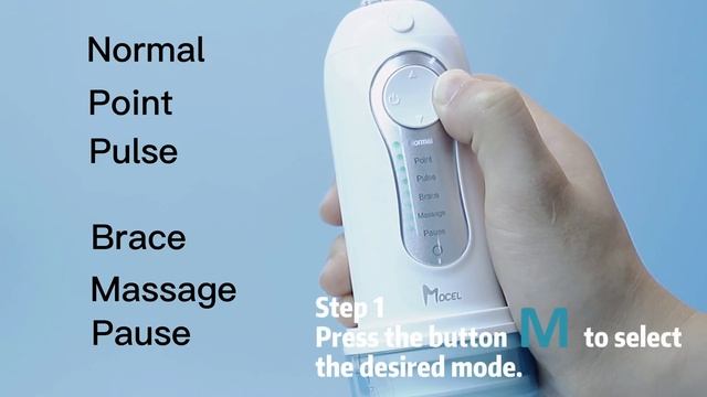 MOCEL Cordless Water Flosser Dental Oral Irrigator- NEW PRODUCT! смотреть онлайн
