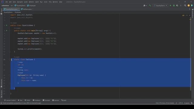 #10 How to use a Custom class with HashSet in Java смотреть онлайн