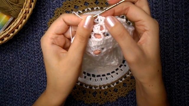 Салфетка сервировочная двухцветная. смотреть онлайн