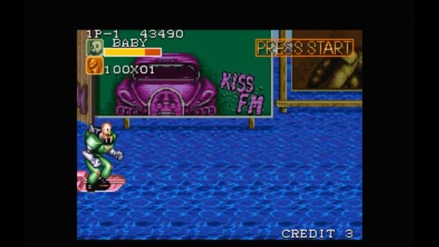 Super Nintendo (Snes) 16-bit Captain Commando Stage 5 Sea Port