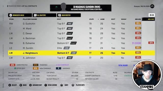 "STEALING DRAFT STUDS!" | #24 | NHL 22 Minnesota Wild Franchise Mode смотреть онлайн