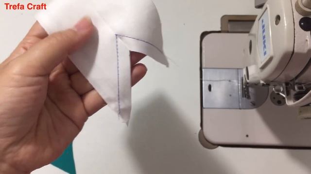 Sew neck V in 10 minutes/ How to sew V-collar/V-neck sewing technique/V-neck sewing is very simple смотреть онлайн