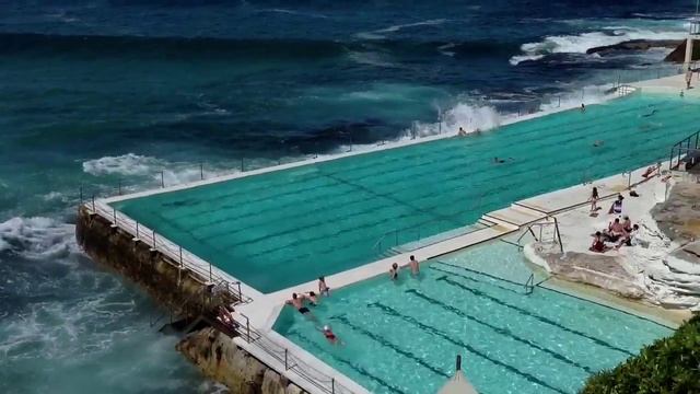 Bondi Iceberg Pool, Bondi Beach, Australia смотреть онлайн
