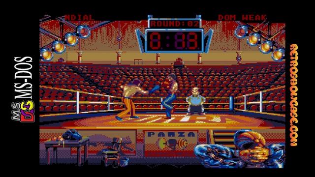 PANZA KICK BOXING (DOS Gameplay Sample) смотреть онлайн