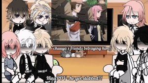 Tokyo revengers react to Takemichi as Chuuya Nakahara // 1/2