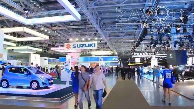 Московский международный автомобильный салон 2012. Стенд SUZUKI. смотреть онлайн