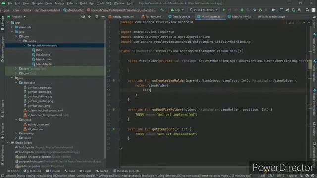 Custom RecyclerView Di Android Menggunakan Kotlin смотреть онлайн