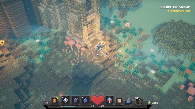 Where is Soggy Swamp's Secret Rune Located in Minecraft Dungeons смотреть онлайн