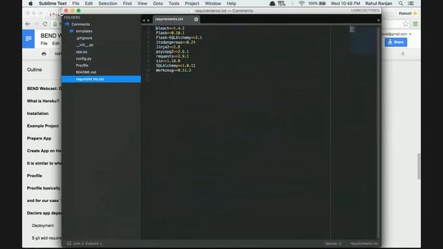 Deploying a Flask app with Postgres on Heroku смотреть онлайн