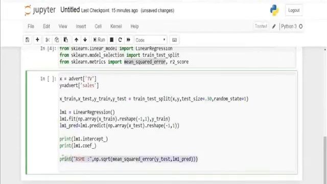 Linear Regression using Scikit-Learn in Python смотреть онлайн