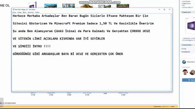 SADECE 1.50 TL Premium Plati.ru Değil ! смотреть онлайн