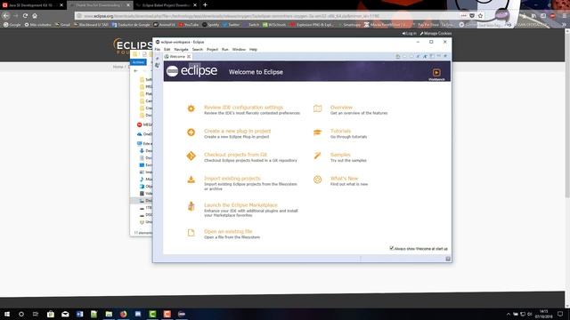 Descargar e Instalar Eclipse Oxygen portable + JDK 10 + paquete de idiomas Spanish 2018 смотреть онлайн