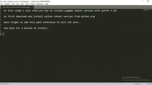How To Install Pygame In Python 3.10 (Windows 10) | Latest Version 2022