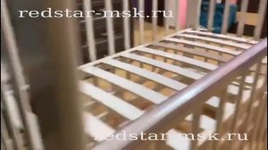Детская кроватка Красная Звезда (Можга) Марина С702 в ванильном цвете!