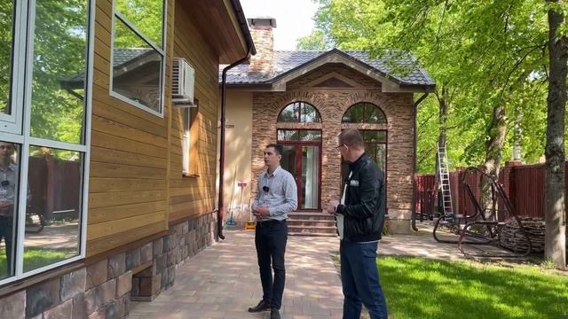 Отделка фасада термодосками. Термолиственница. Планкен смотреть онлайн