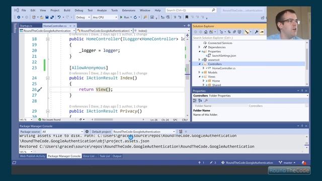 How to Add Google Authentication into a ASP.NET Core Application смотреть онлайн