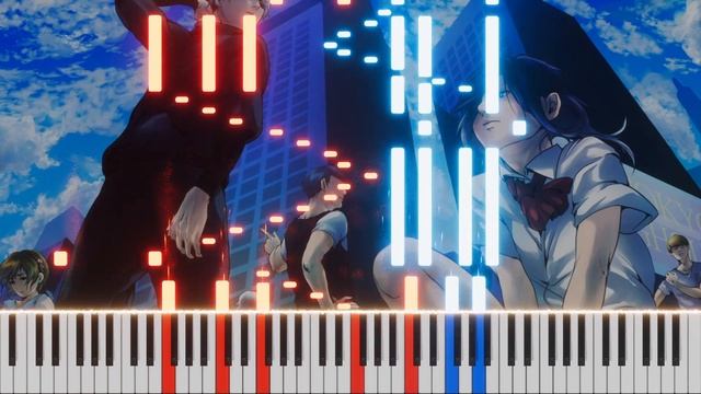 Wanderers - Tokyo Ghoul Piano Tutorial смотреть онлайн